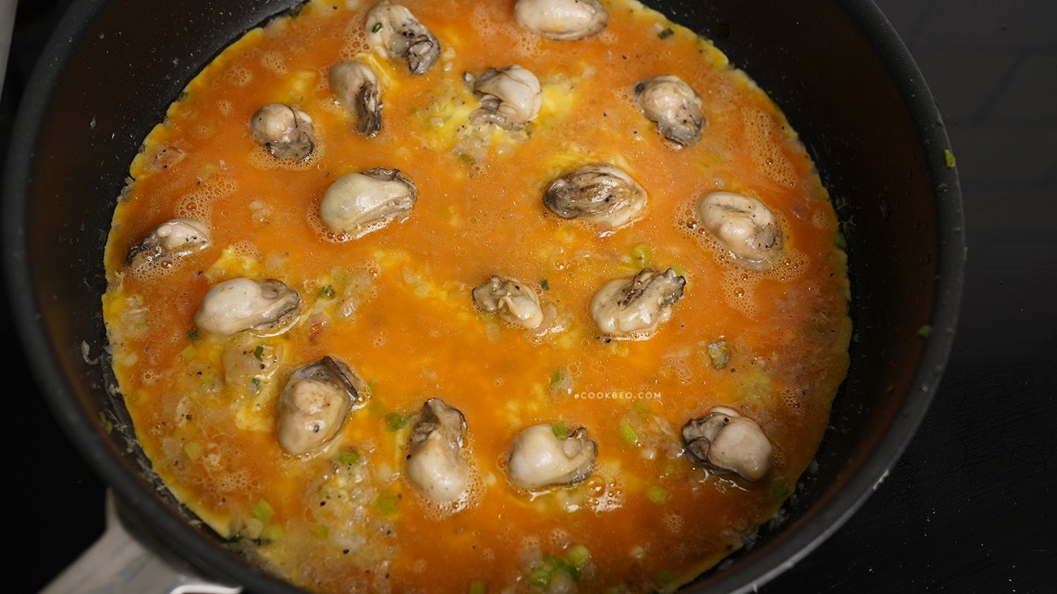 cách làm hàu chiên trứng