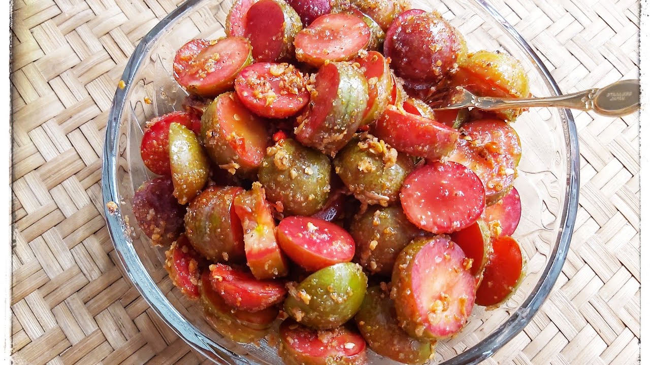 cách làm mận lắc muối
