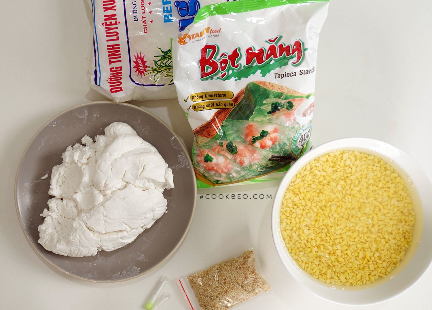 cách làm bánh chay nhân đậu xanh