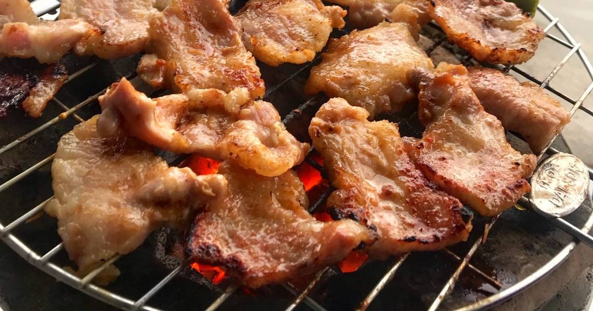 cách làm nầm heo nướng chao