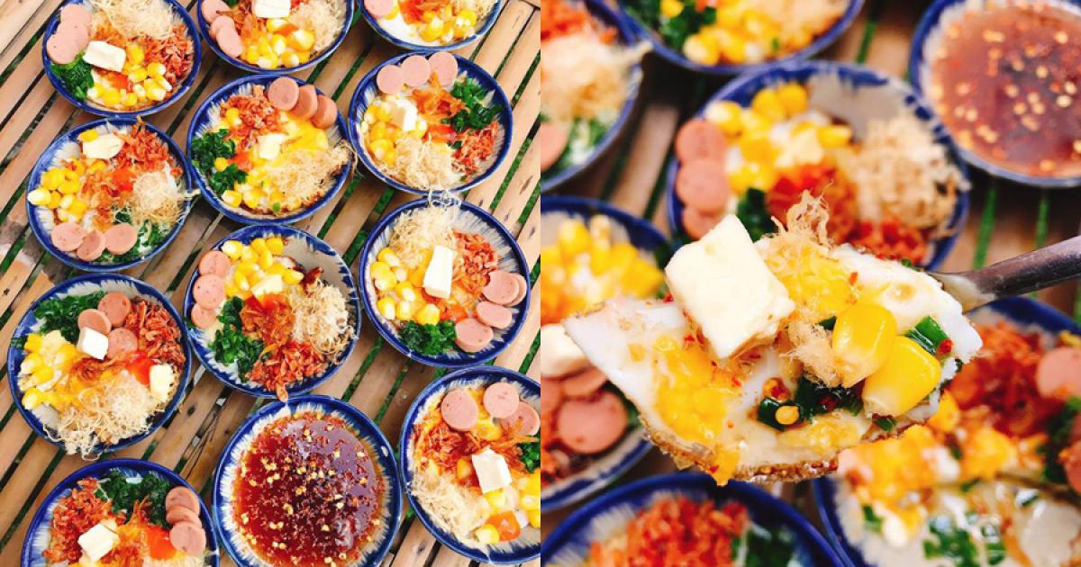 cách làm bánh trứng cút nướng chà bông