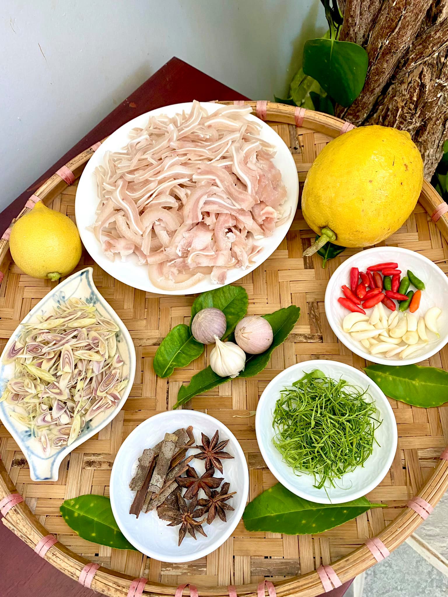 công thức làm tai heo ngâm mắm chua ngọt