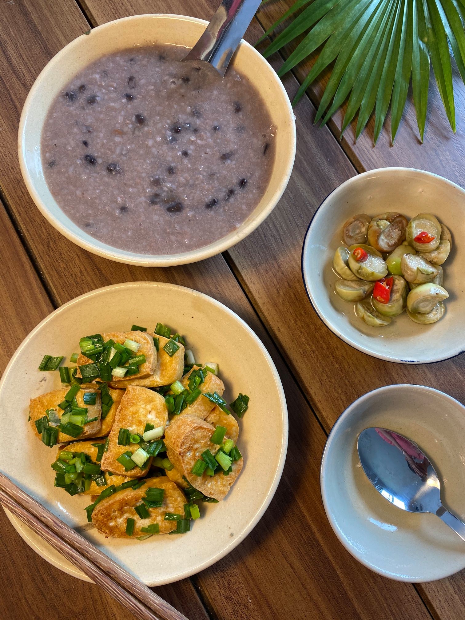 cách làm cháo đậu cà