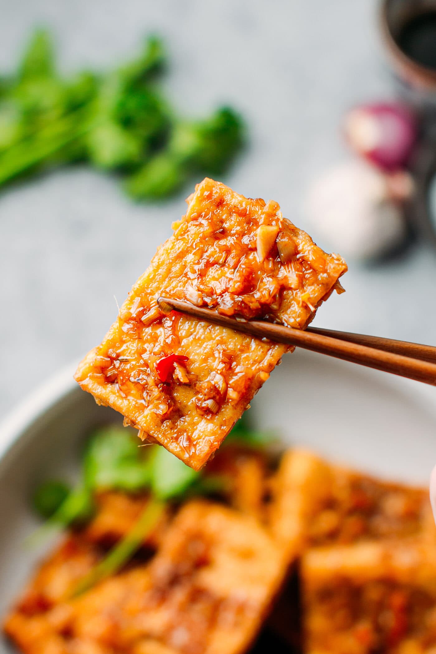 Cách làm đậu hũ chiên sả ớt
