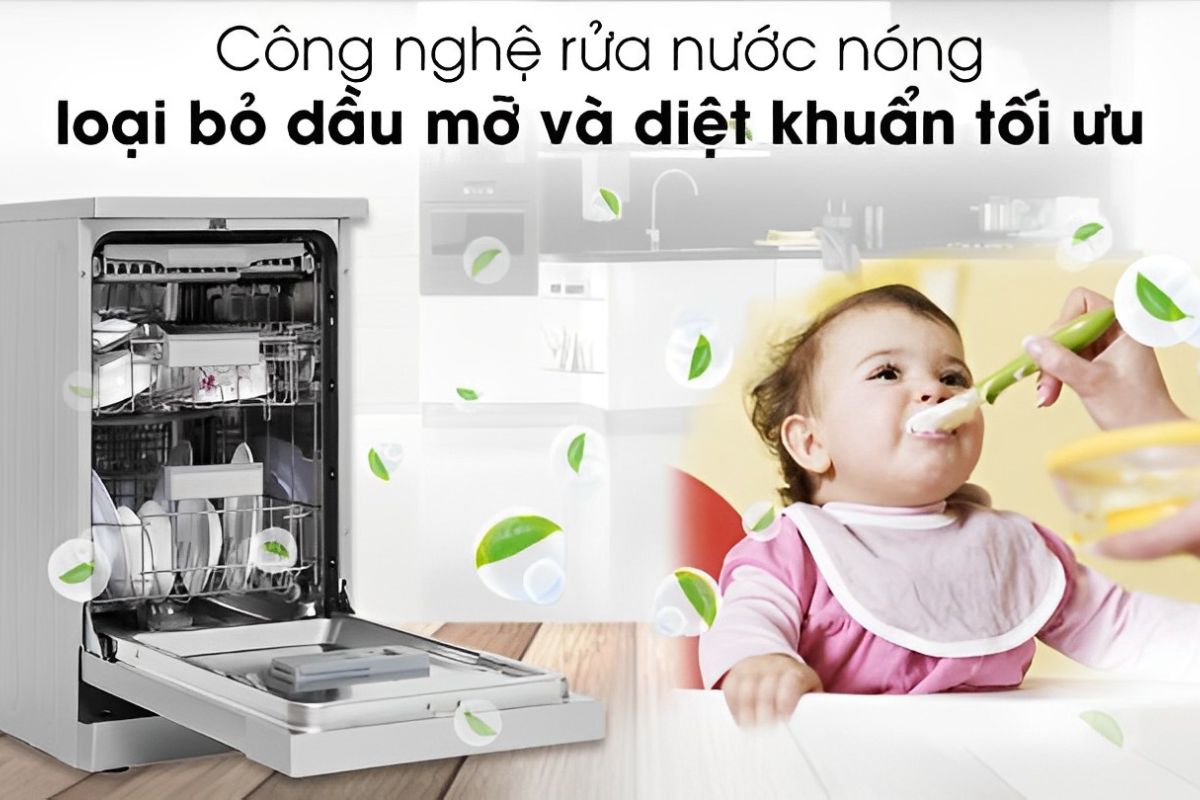 Tính năng khử trùng và sử dụng nước nóng