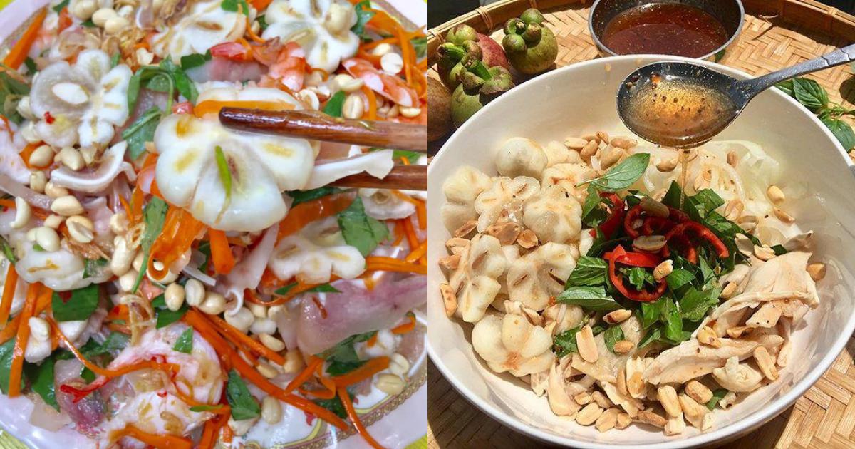 cách làm gỏi gà măng cụt