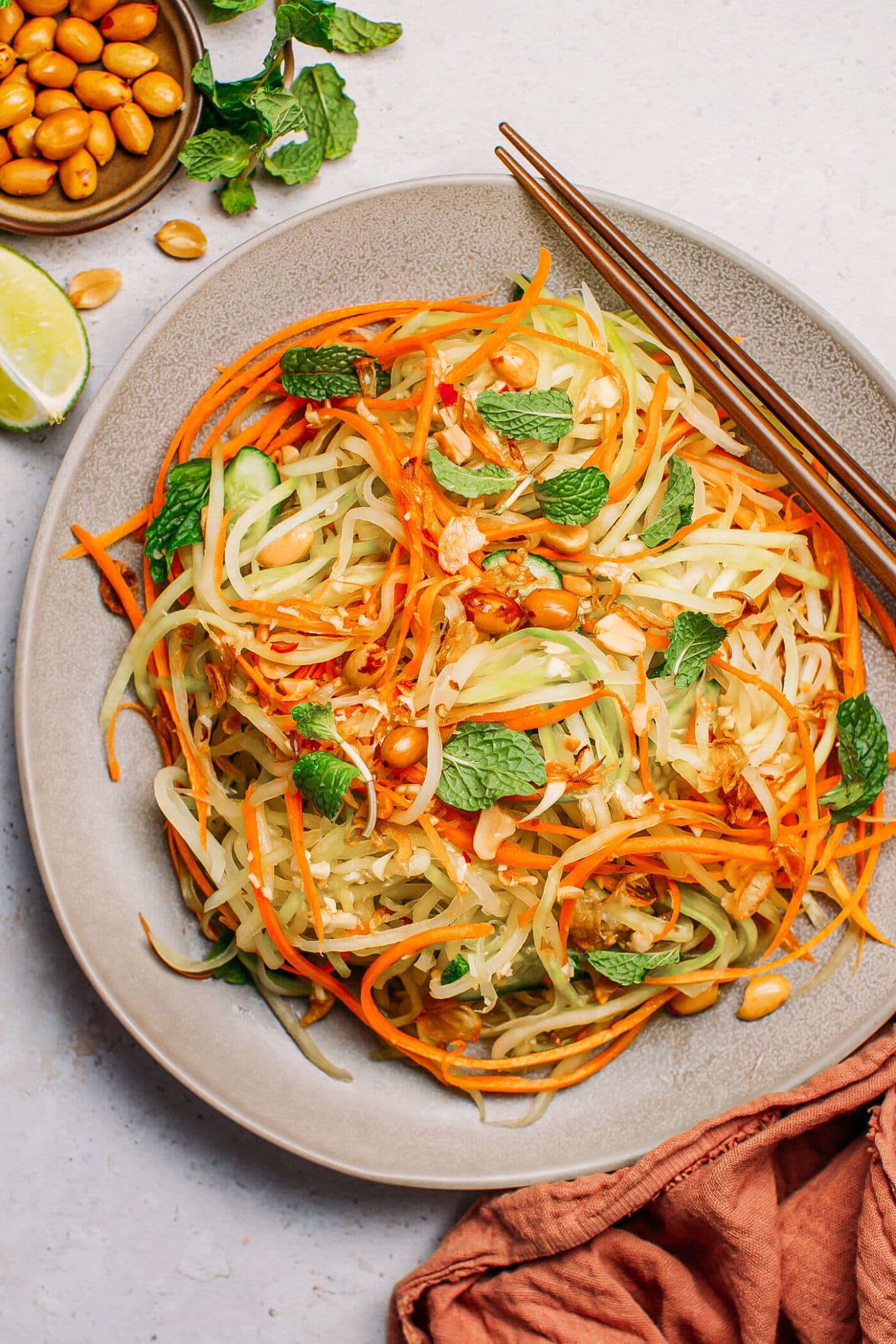 cách làm nộm đu đủ xanh
