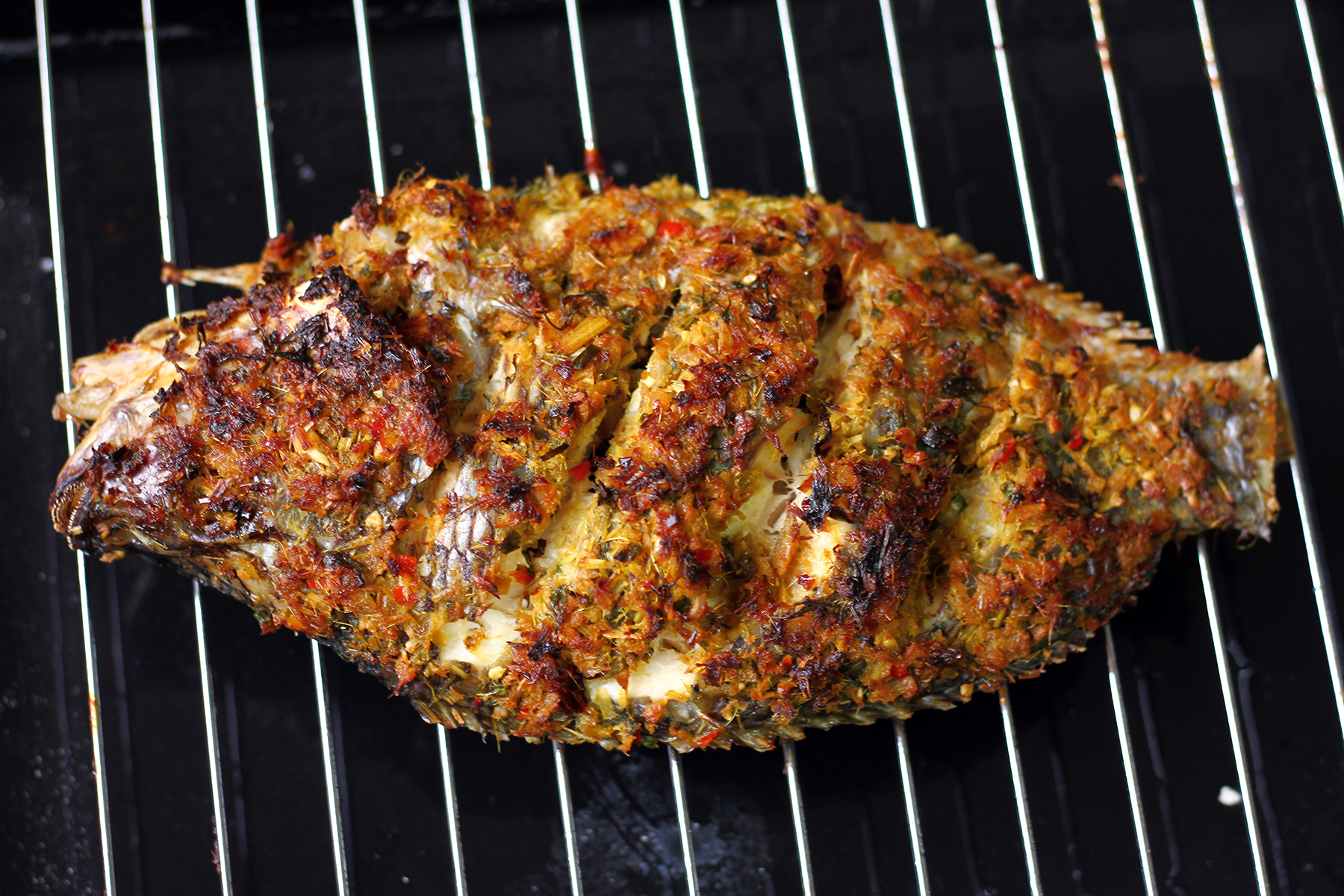 công thức làm cá rô phi nướng riềng sả