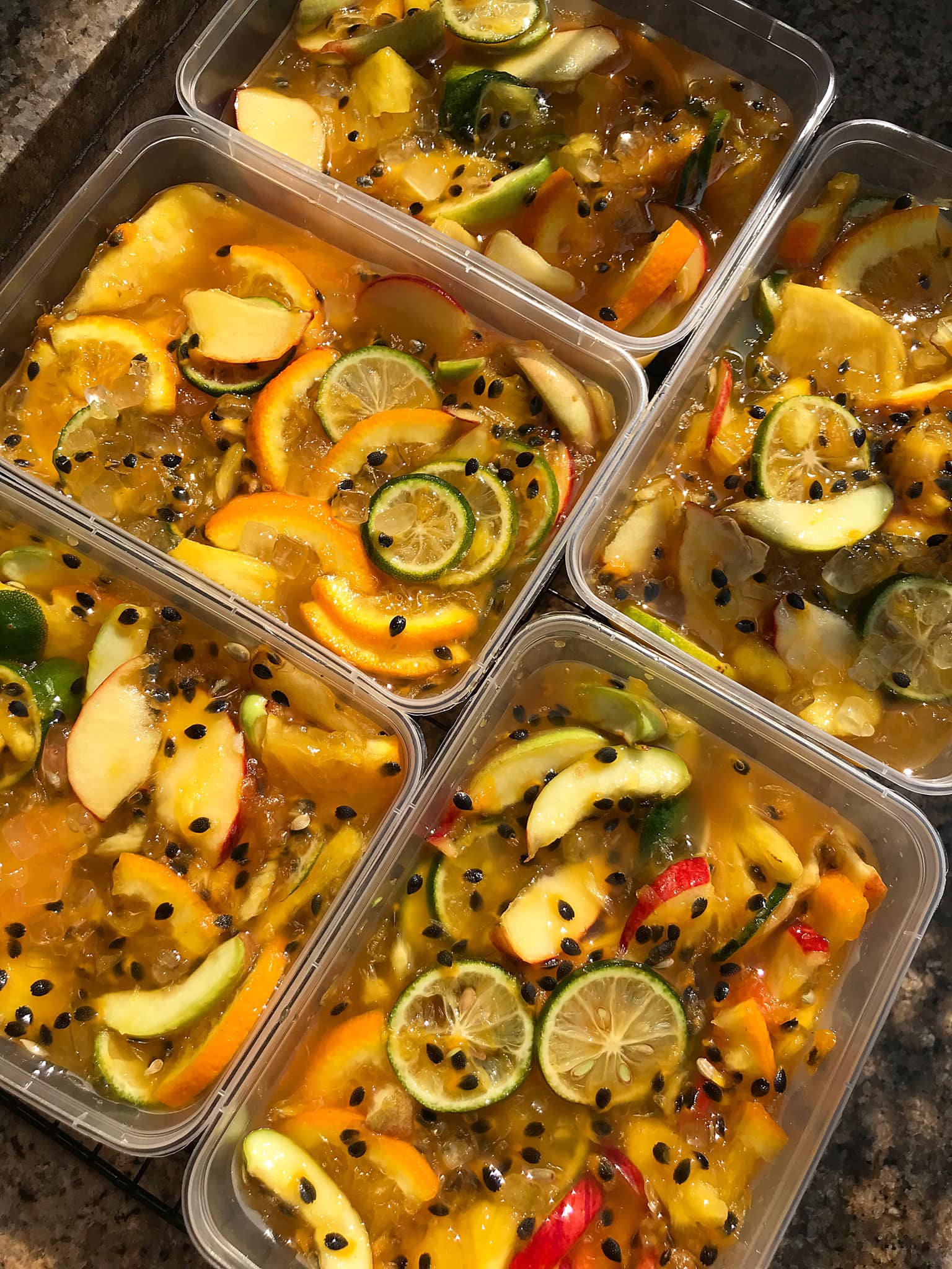 cách làm trà hoa quả nhiệt đới