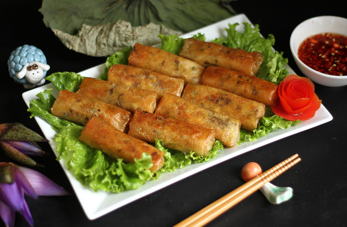 cách làm chả giò chay