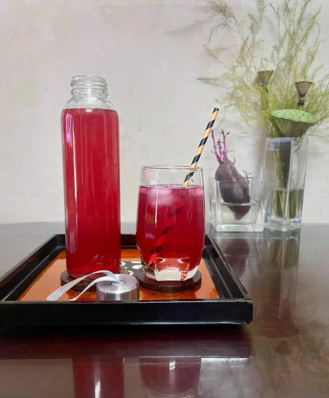 cách làm trà tía tô tại nhà