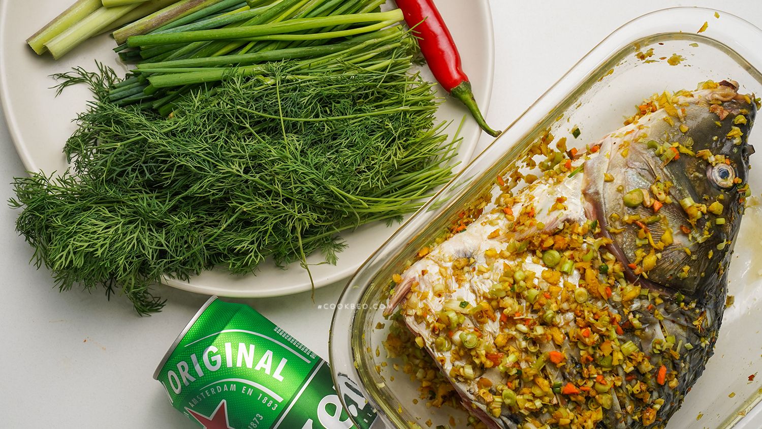 cách làm cá hấp bia ngon, ăn không tanh