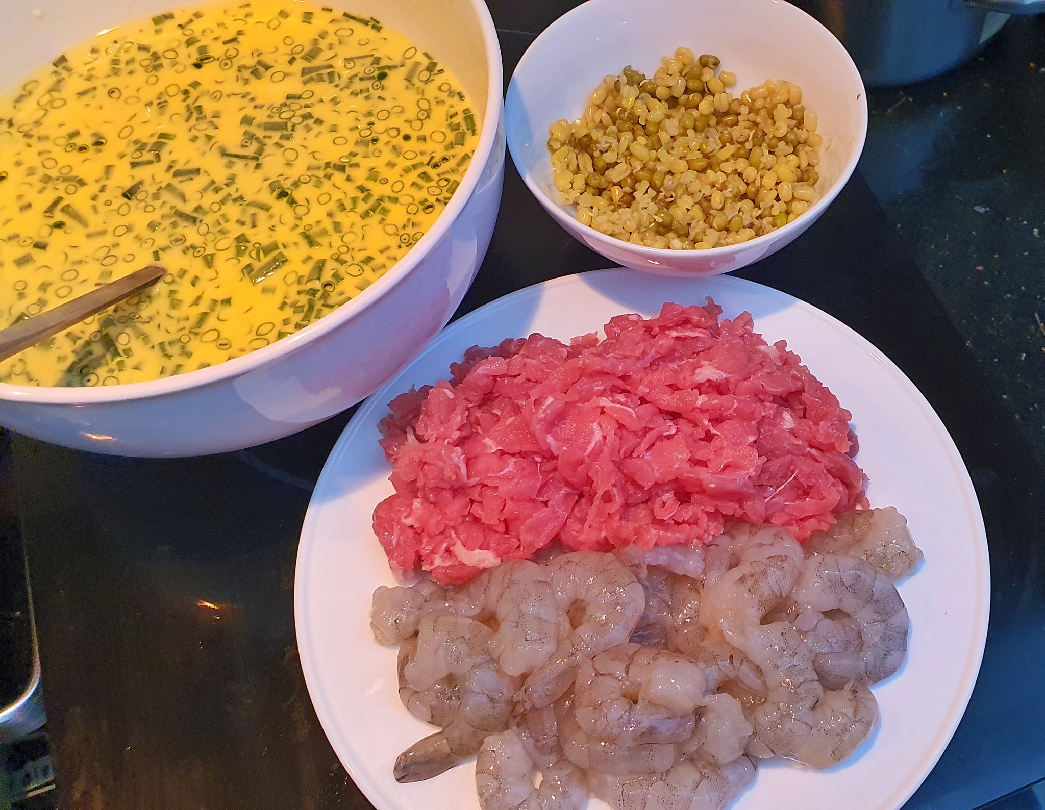 cách làm bánh xèo bằng nồi chiên không dầu