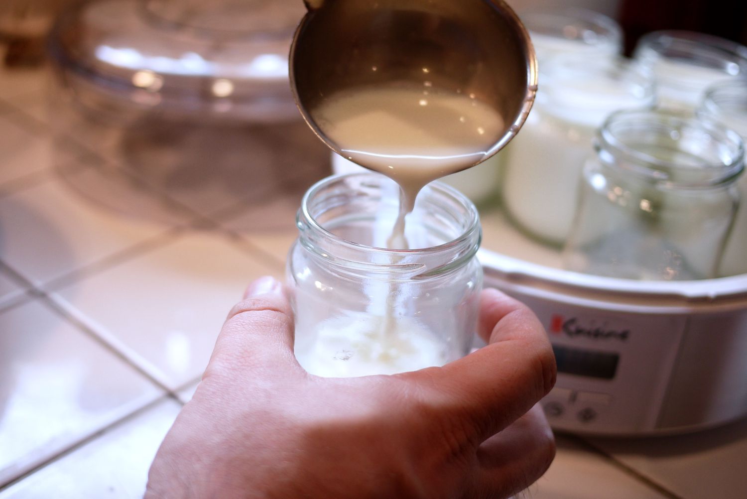 công thức làm sữa chua phô mai
