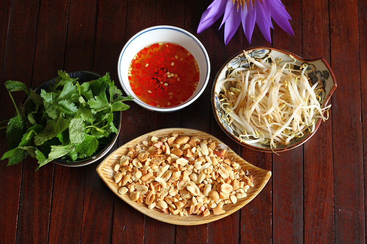 cách làm nộm rau muống chay