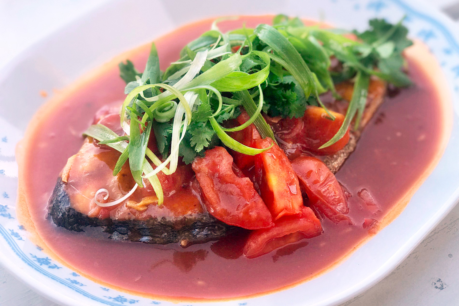 cách làm cá thu sốt cà chua