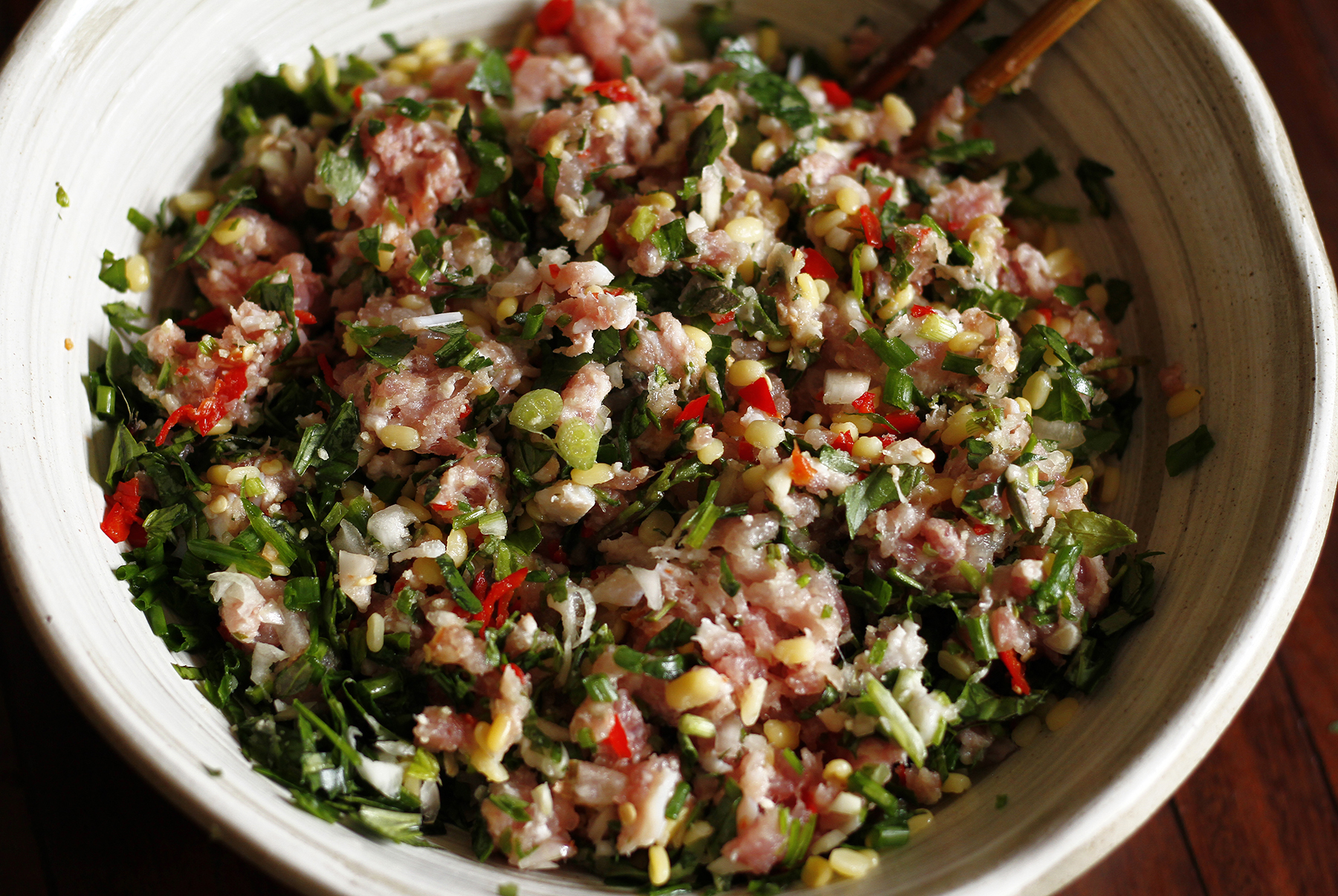 cách làm lòng non dồi sụn nướng