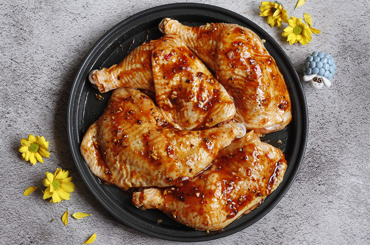 cách làm gà quay tiêu đen kiểu KFC