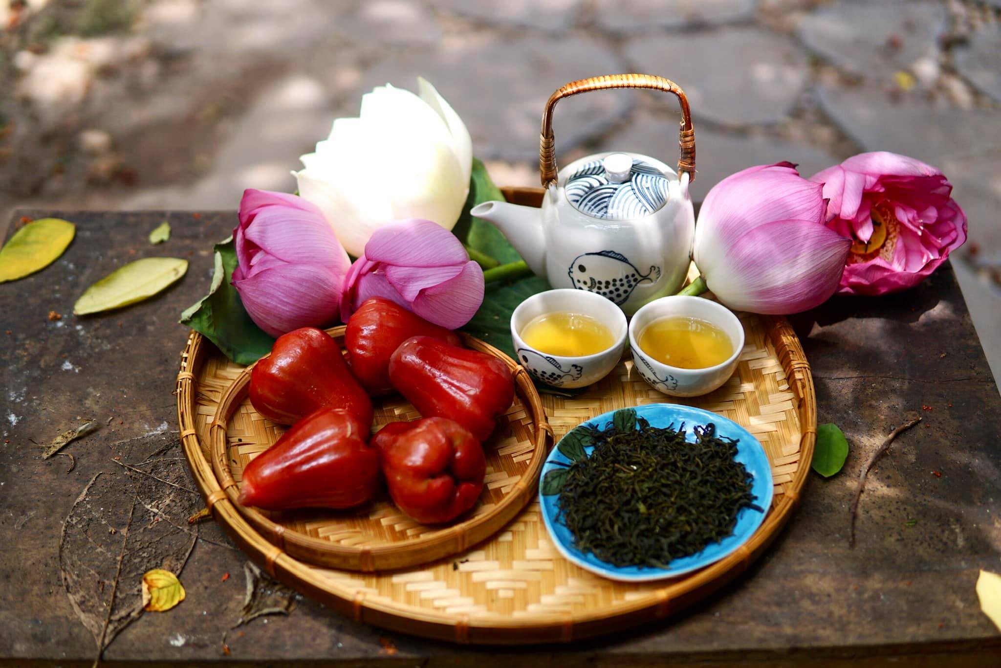 cách ướp trà sen truyền thống đơn giản tại nhà