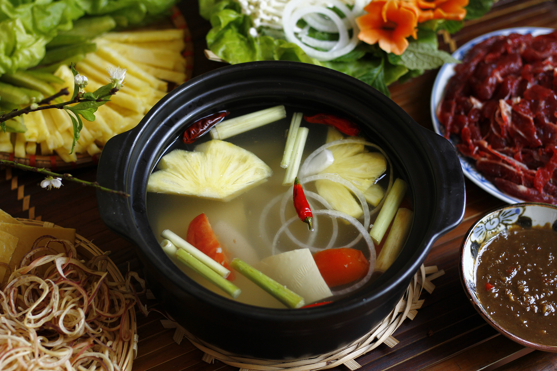 cách làm bò nhúng giấm