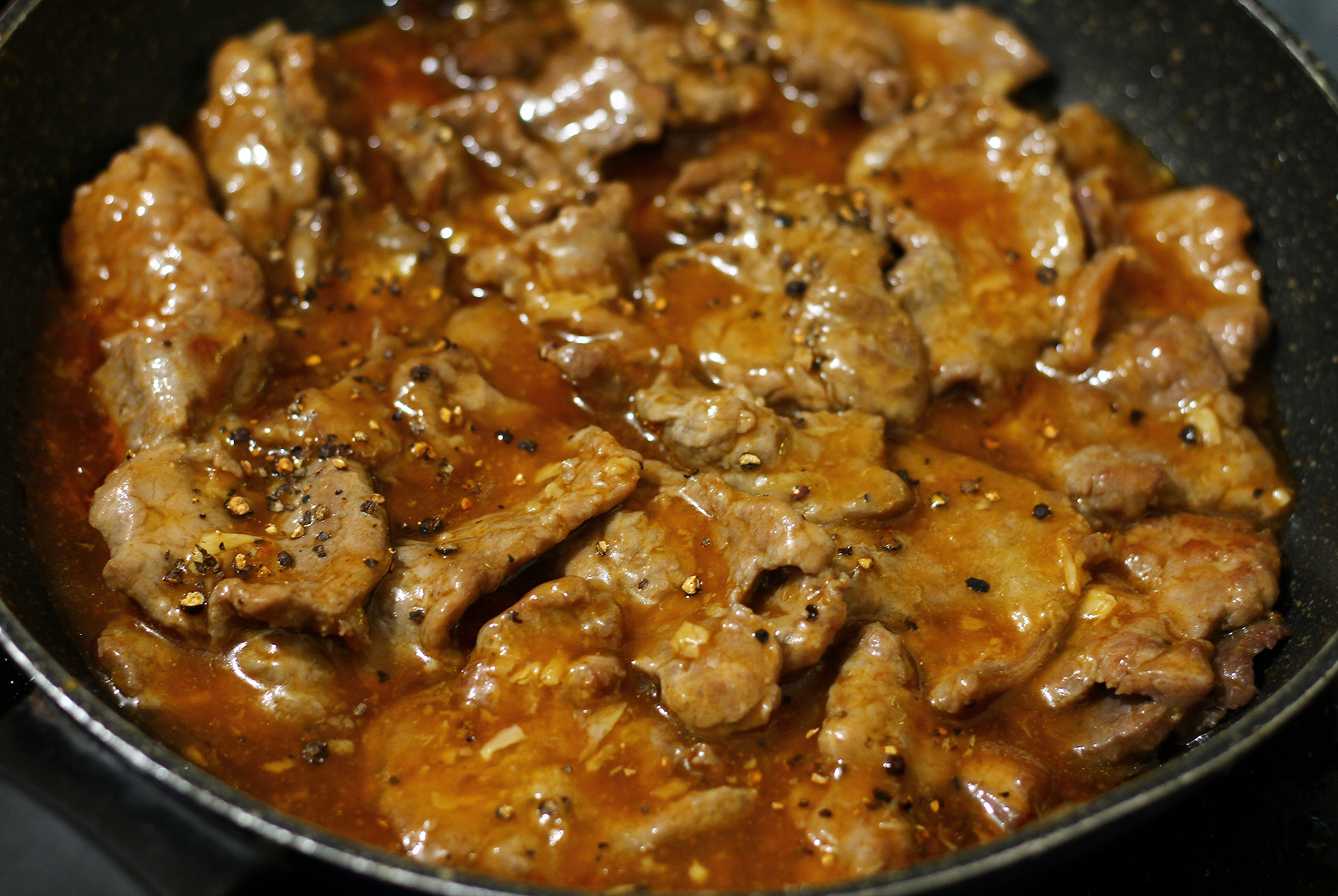 cách làm bò sốt tiêu đen