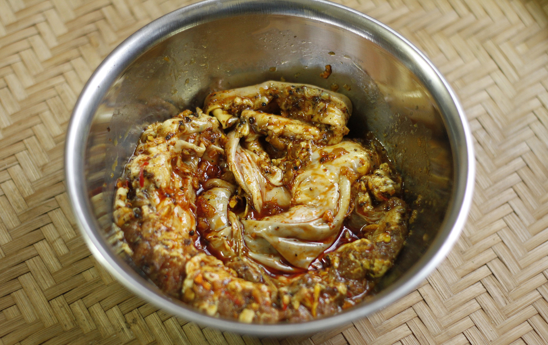 cách làm thịt dải lợn nướng bằng nồi chiên không dầu