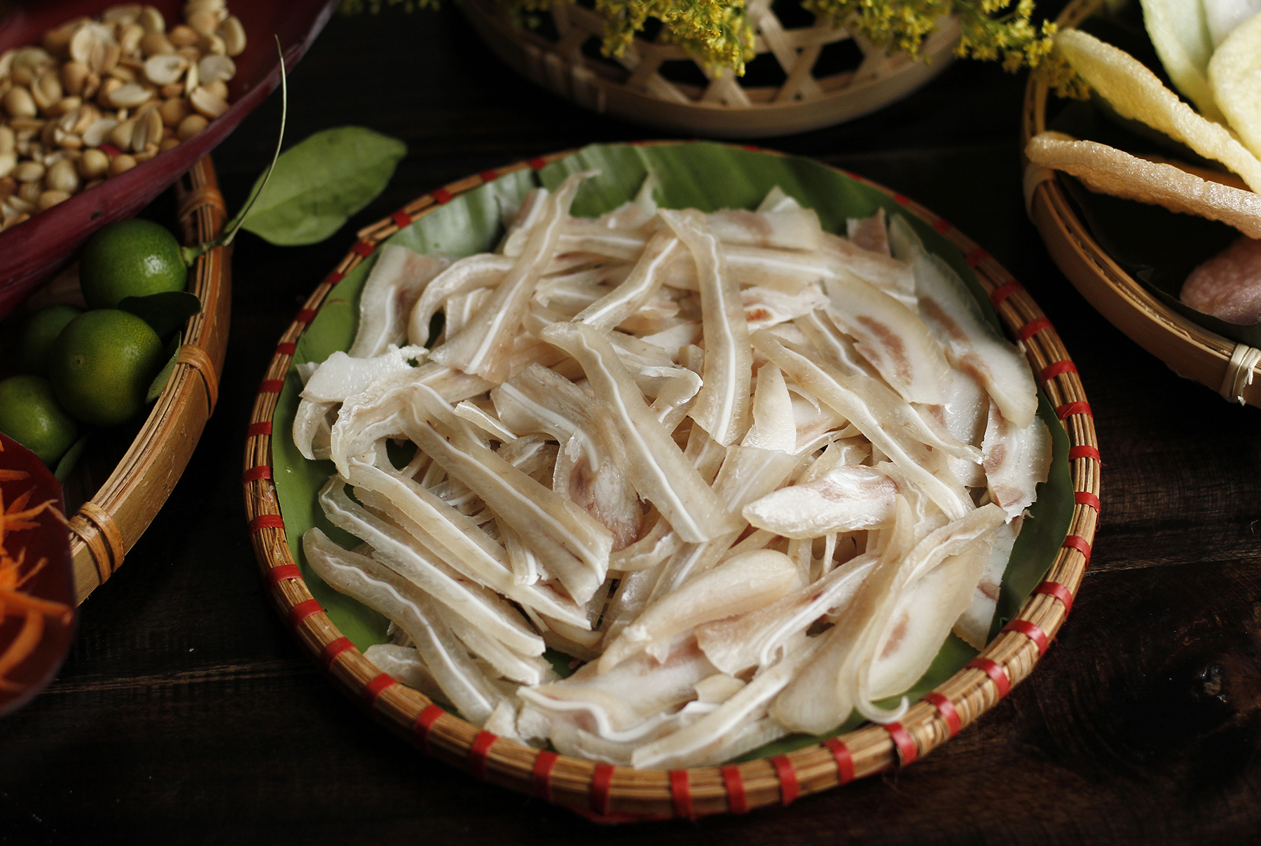 cách làm nộm hoa chuối tai heo
