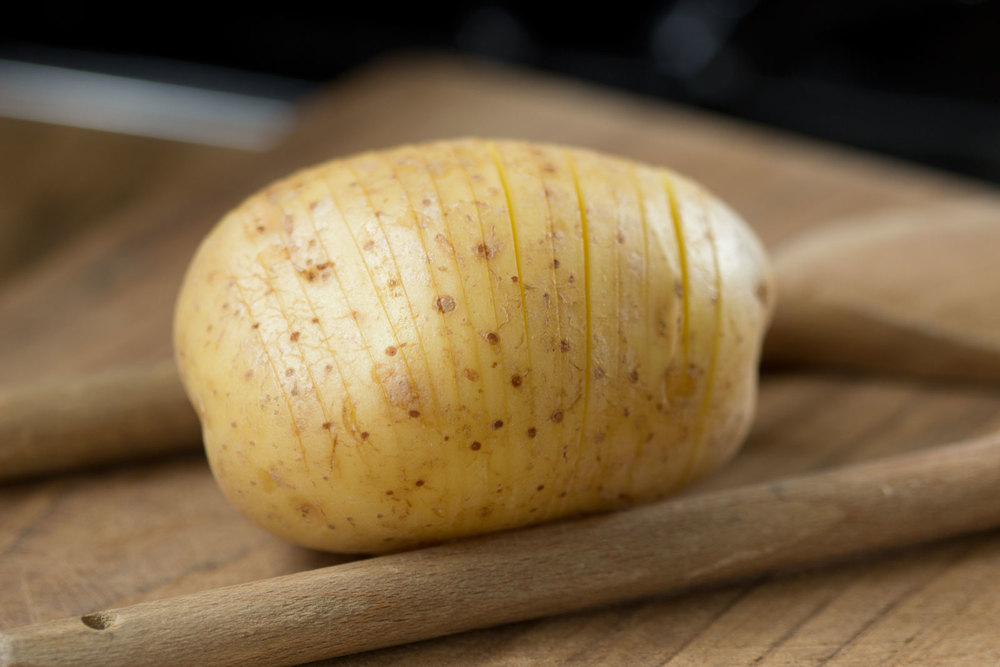 cách làm khoai tây đút lò bằng nồi chiên không dầu