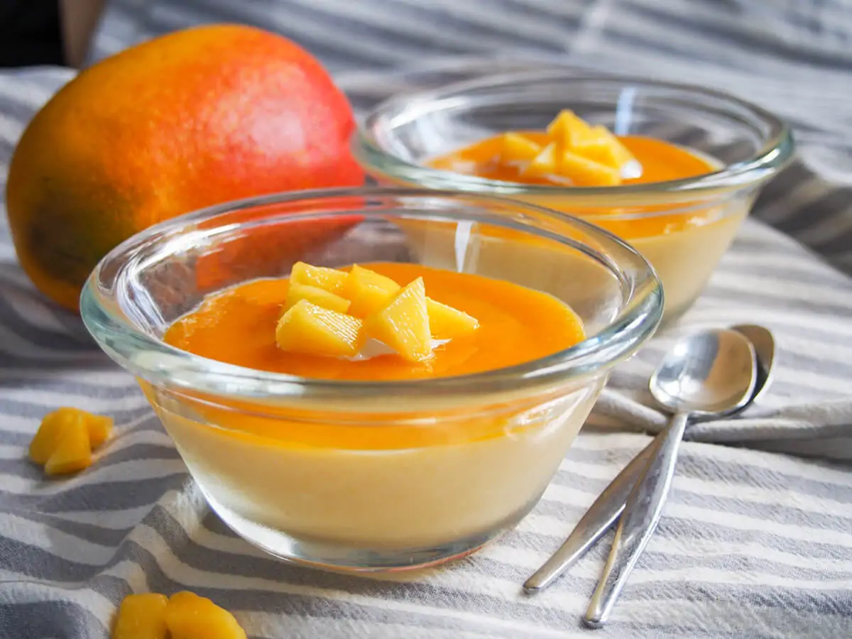 cách làm pana cotta xoài