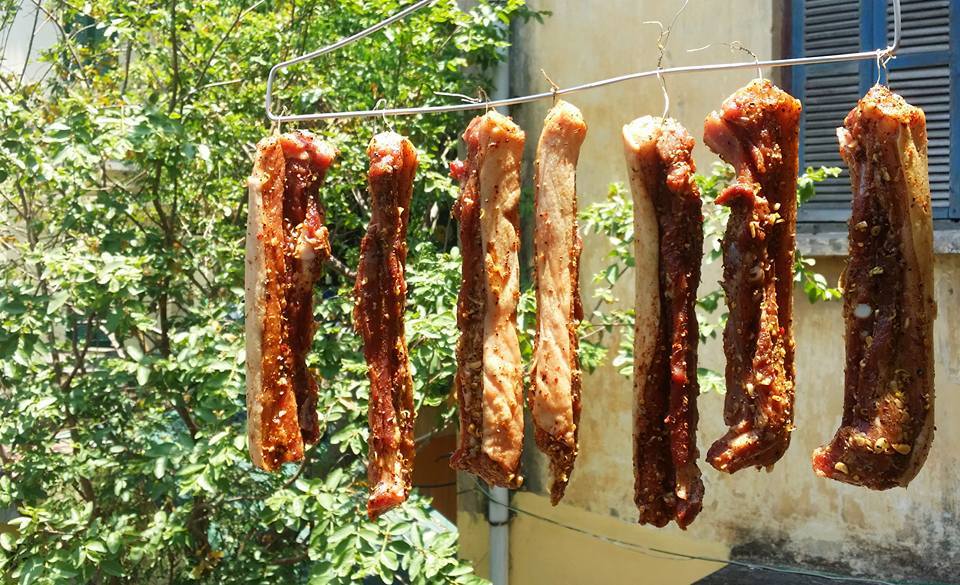 cách làm ba chỉ một nắng tại nhà