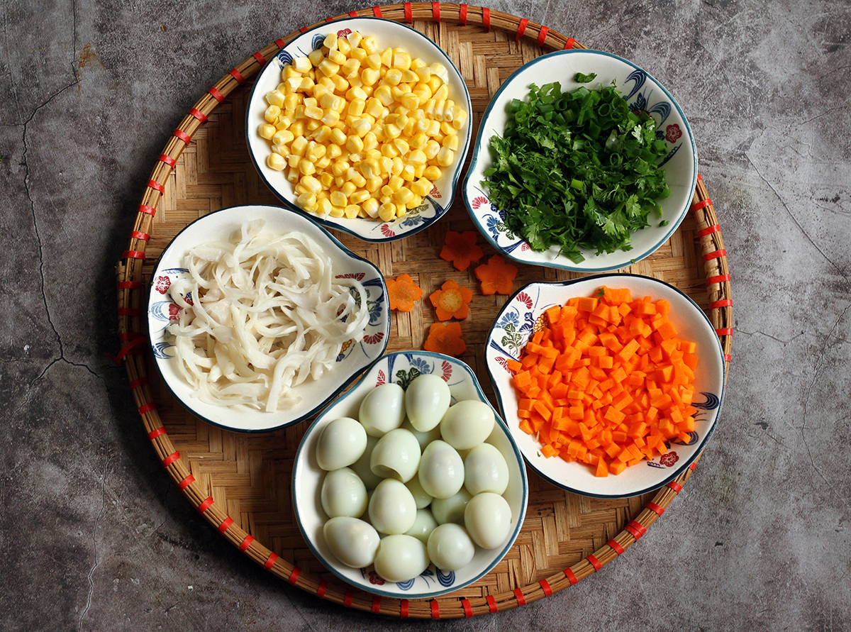 cách làm súp gà ngô nấm