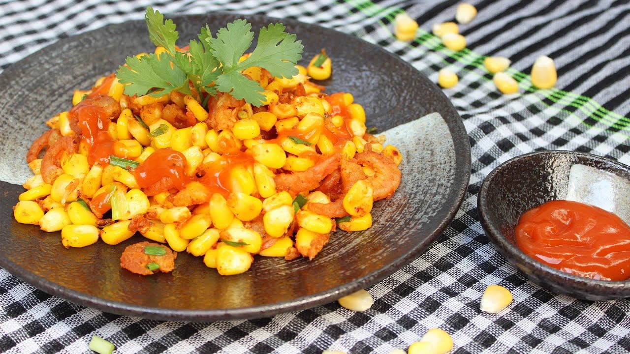 cách làm bắp xào trứng muối