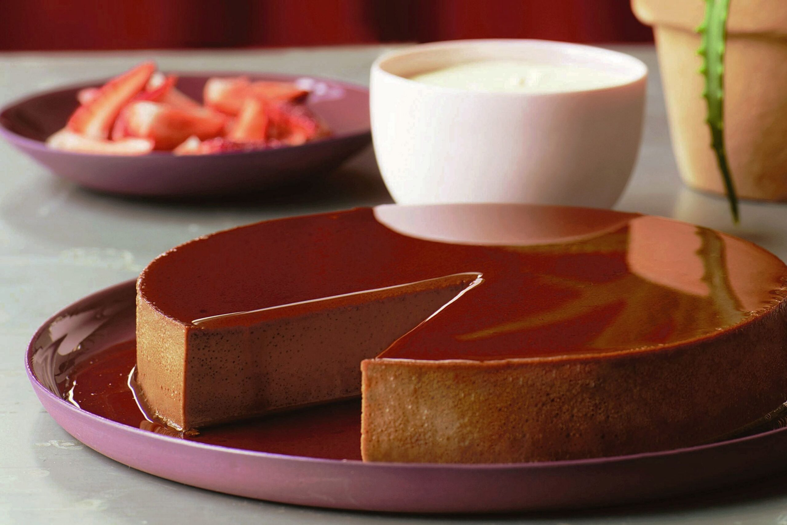 cách làm bánh flan không cần lò nướng
