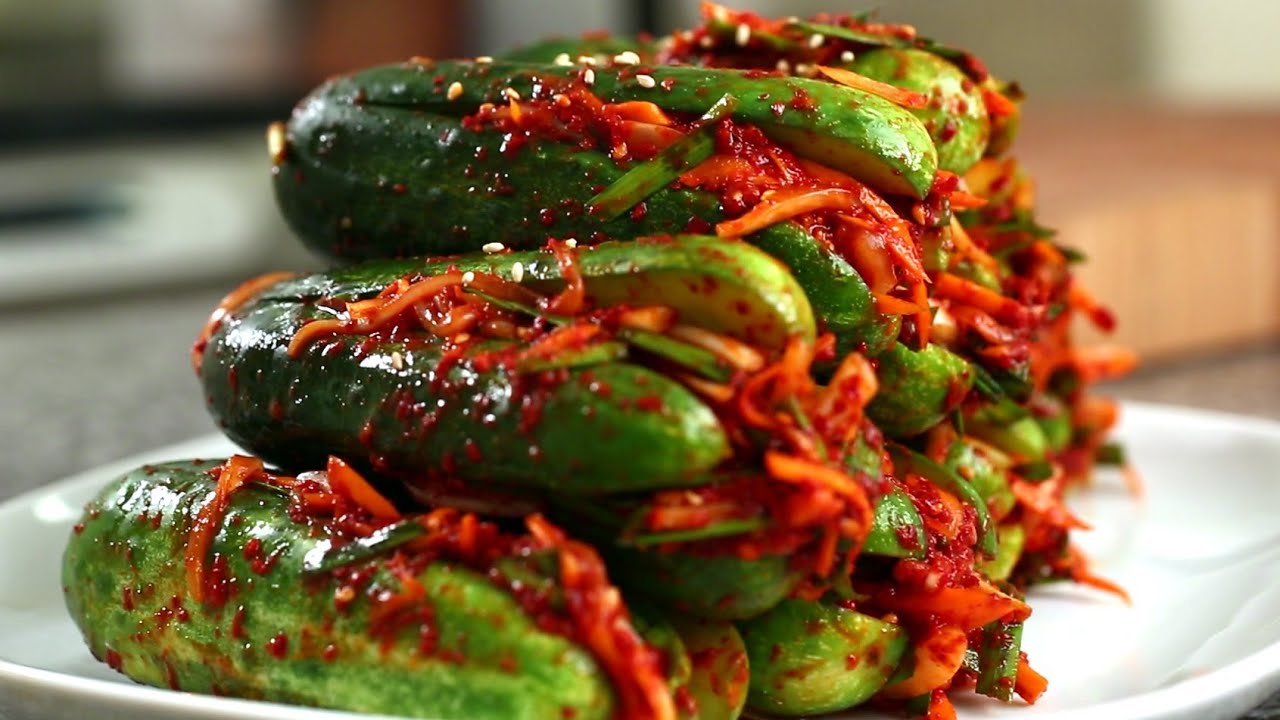 cách làm kim chi dưa chuột