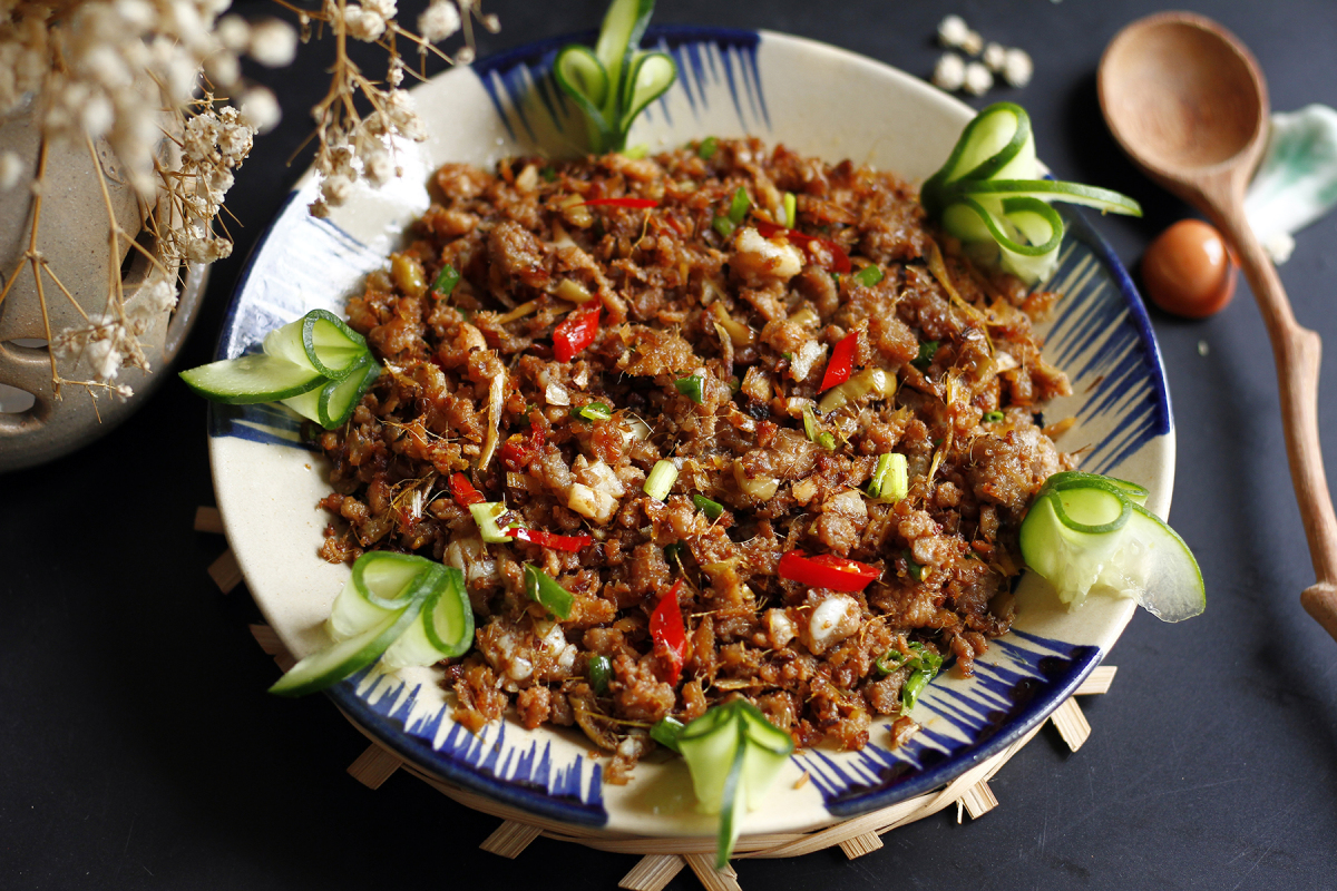 cách làm mắm tép chưng thịt