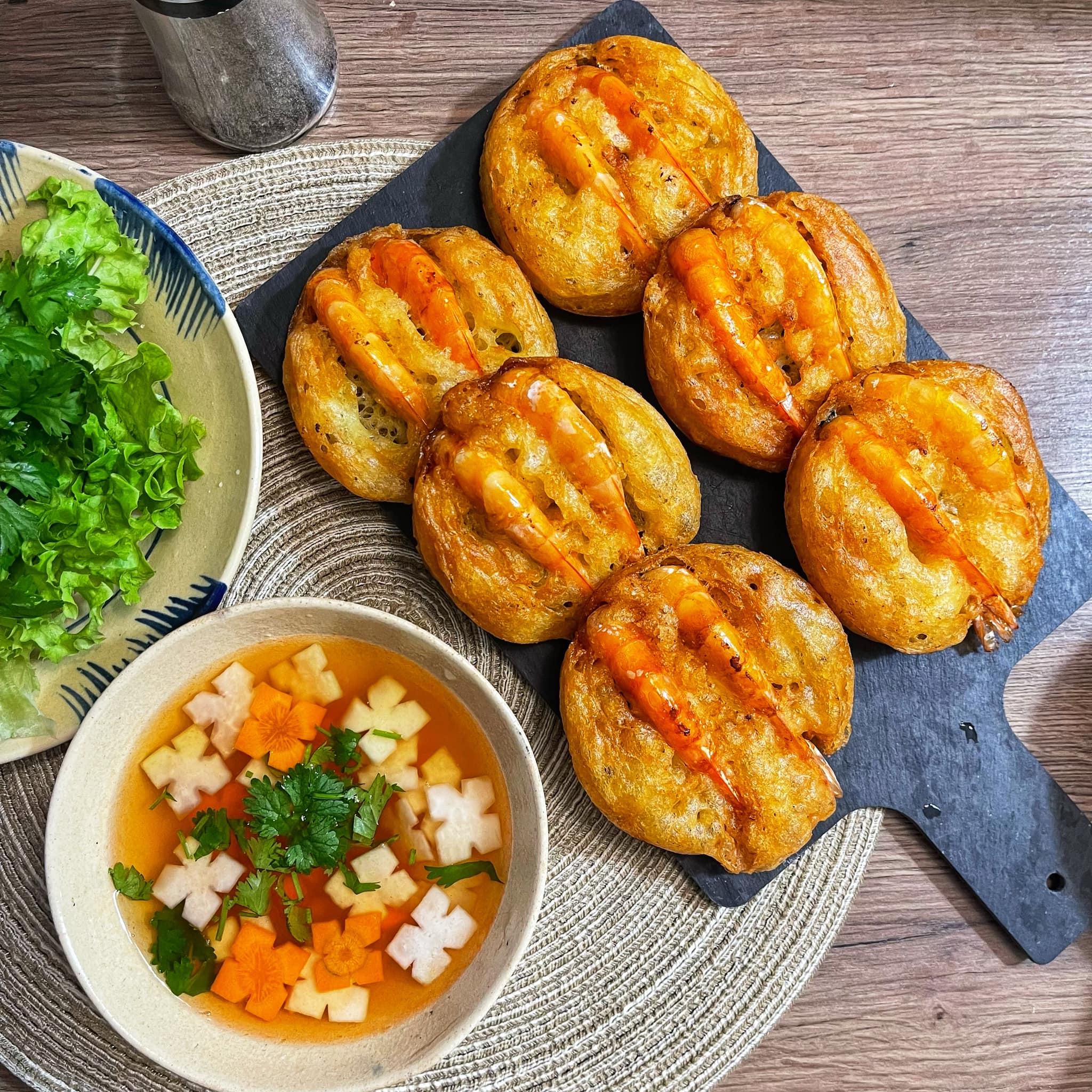 cách làm bánh tôm Hồ Tây