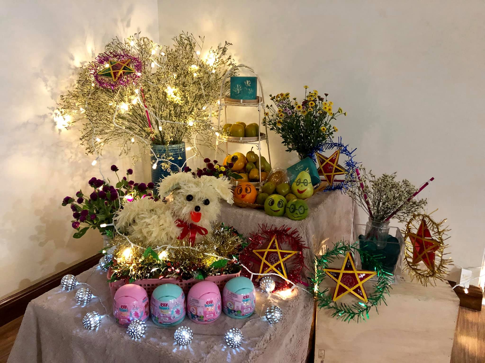 Cách trang trí mâm ngũ quả trung thu