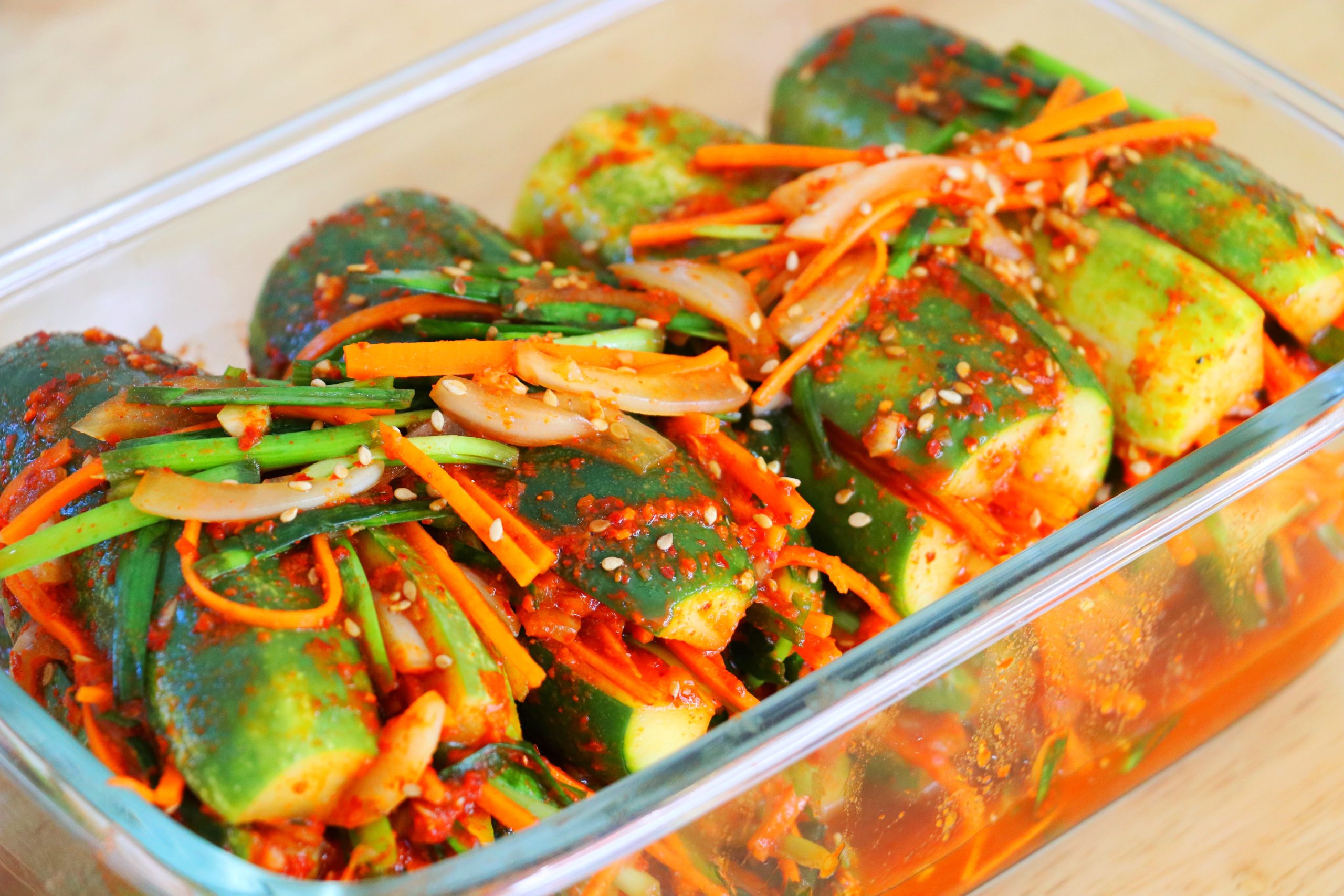 cách làm kim chi dưa chuột