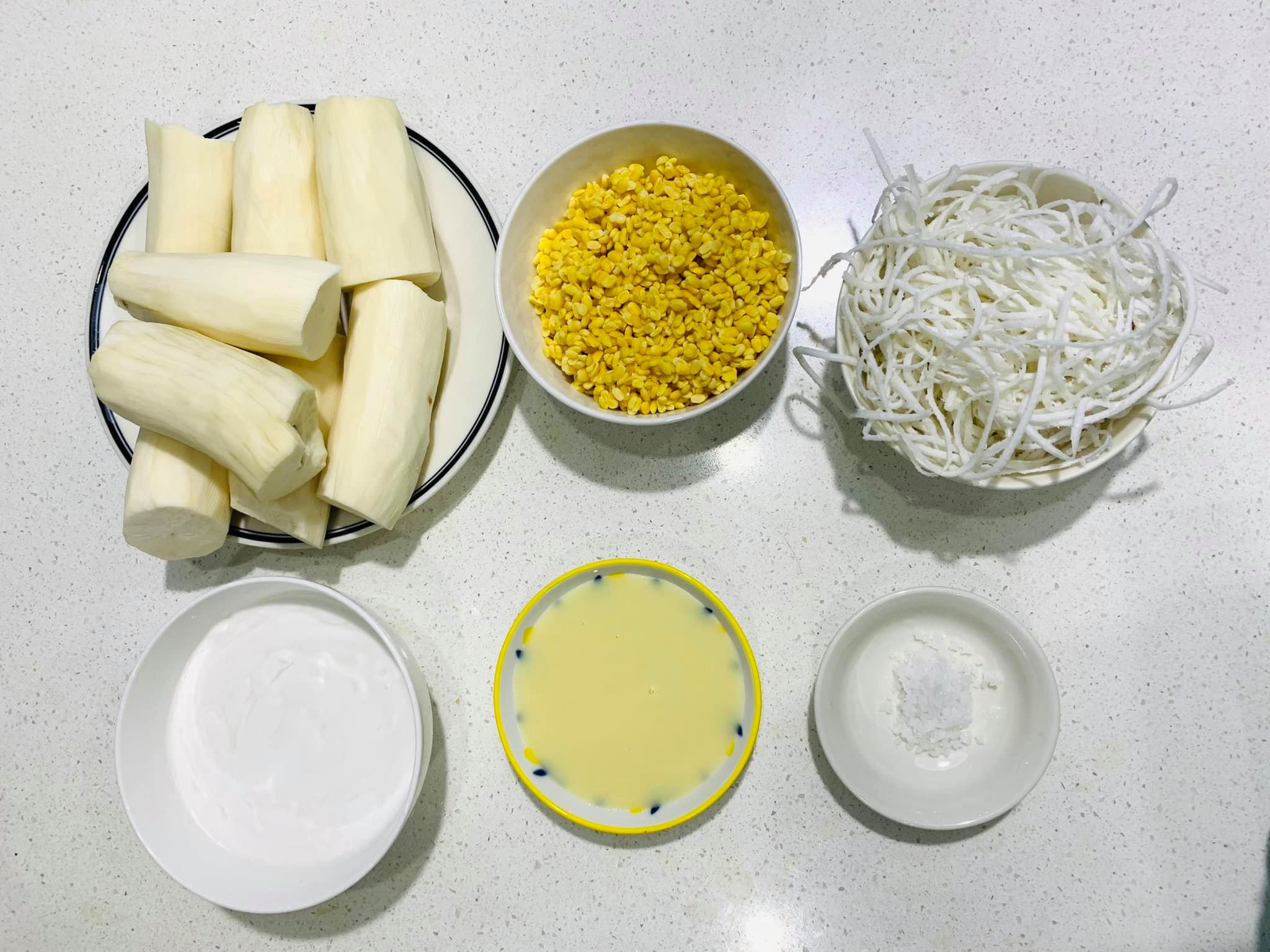 cách làm bánh sắn nướng