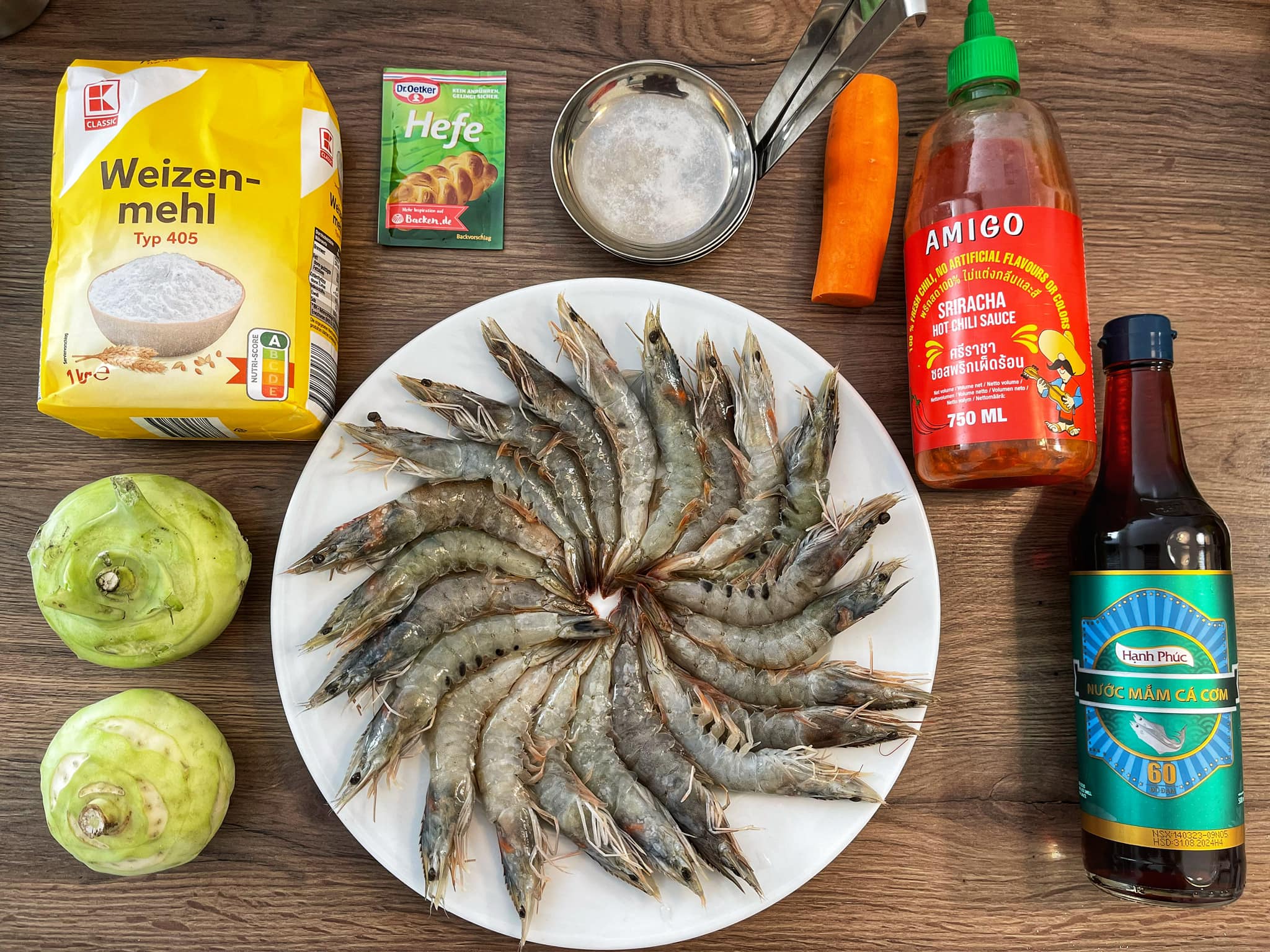 cách làm bánh tôm Hồ Tây