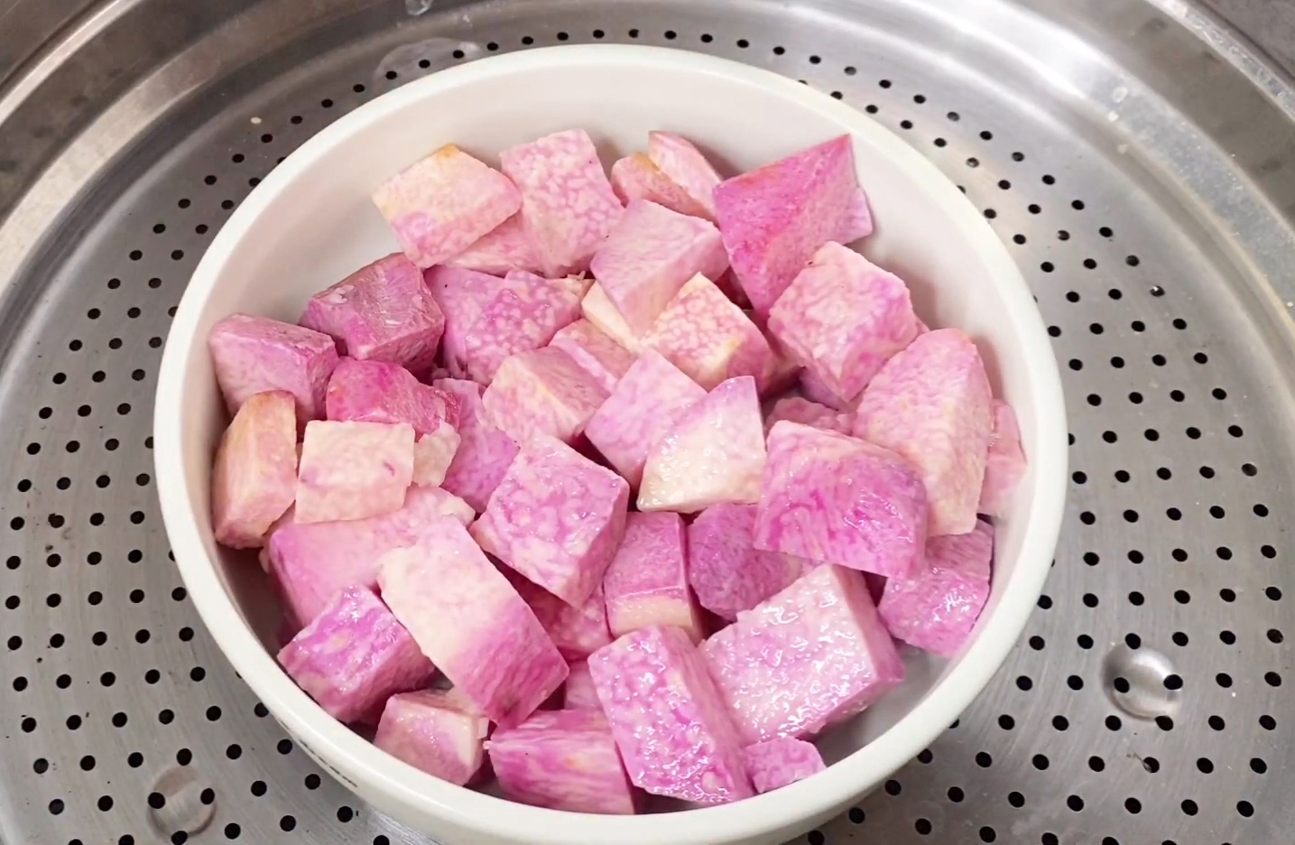 cách làm bánh khoai mỡ chiên giòn