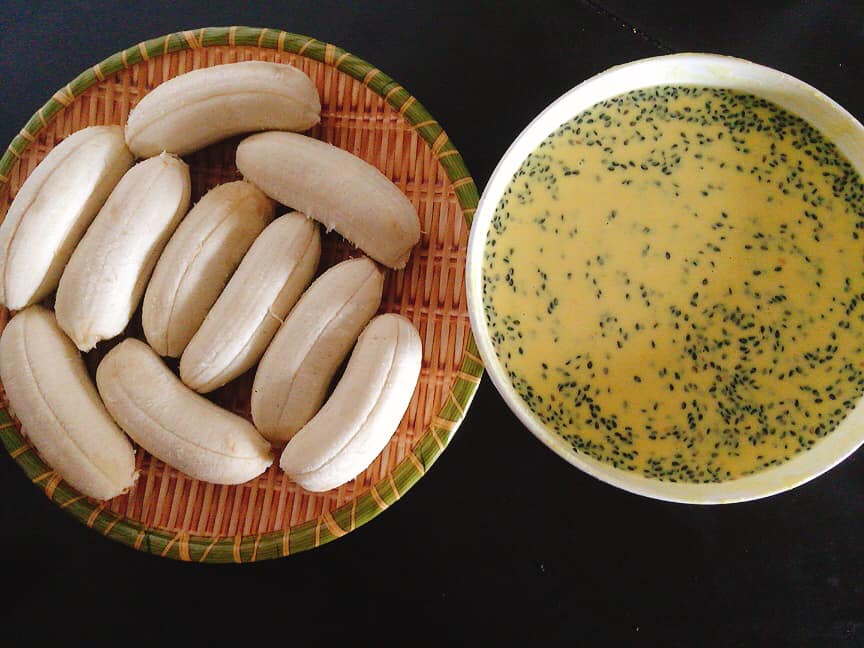 cách làm bánh chuối chiên