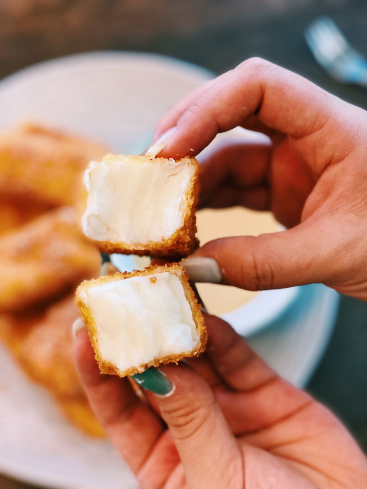 cách làm bánh sữa tươi chiên