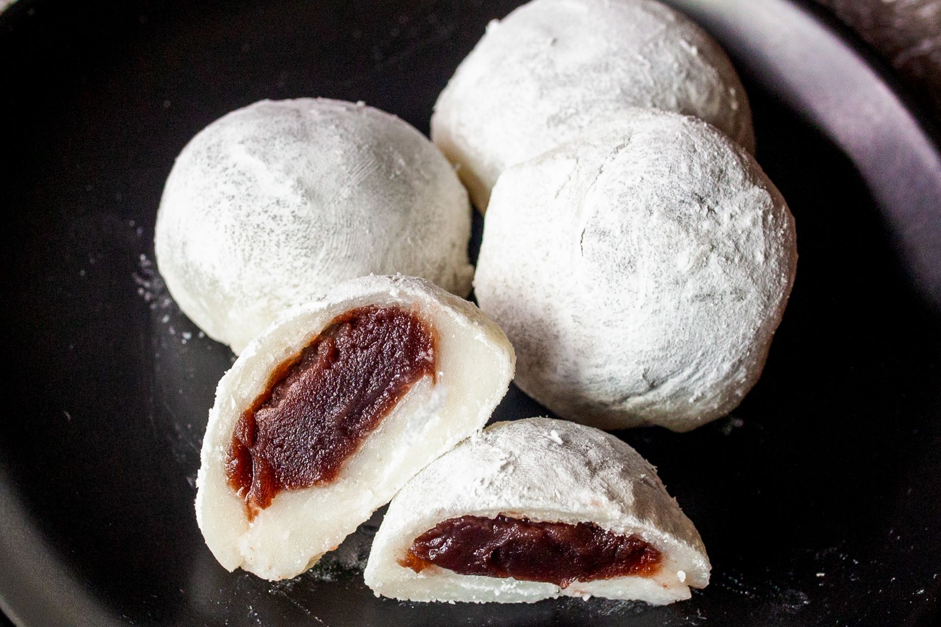 cách làm bánh mochi nhân đậu đỏ