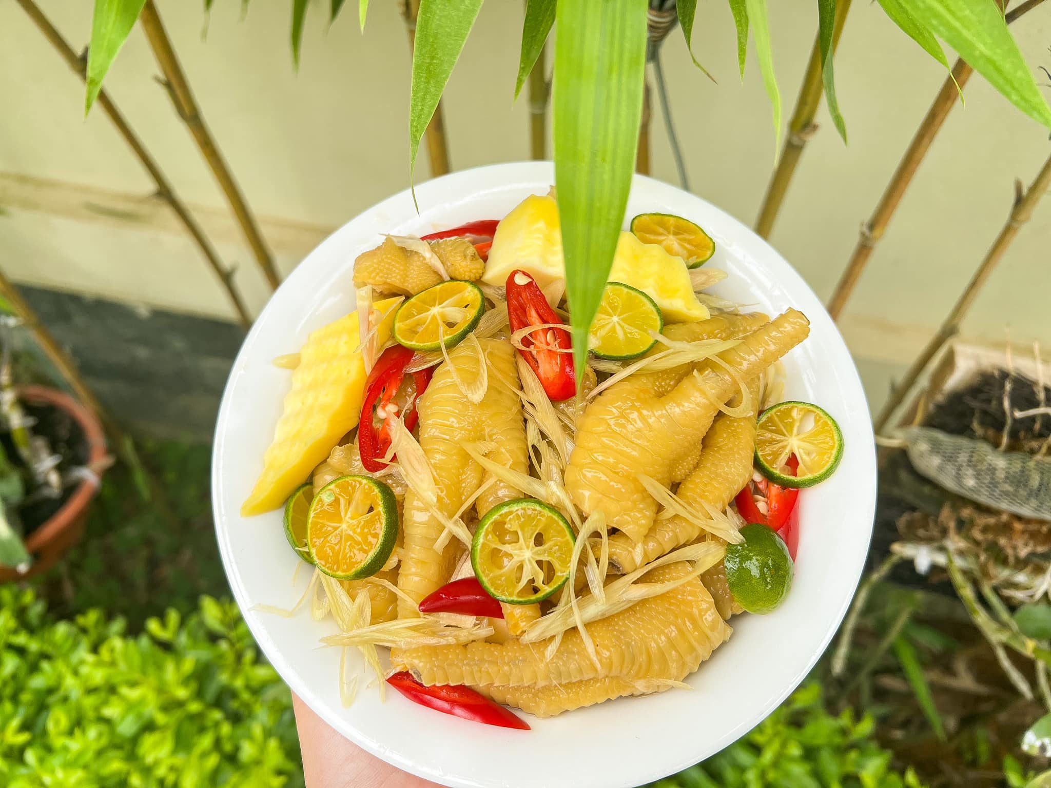 Cách làm chân gà sả tắc