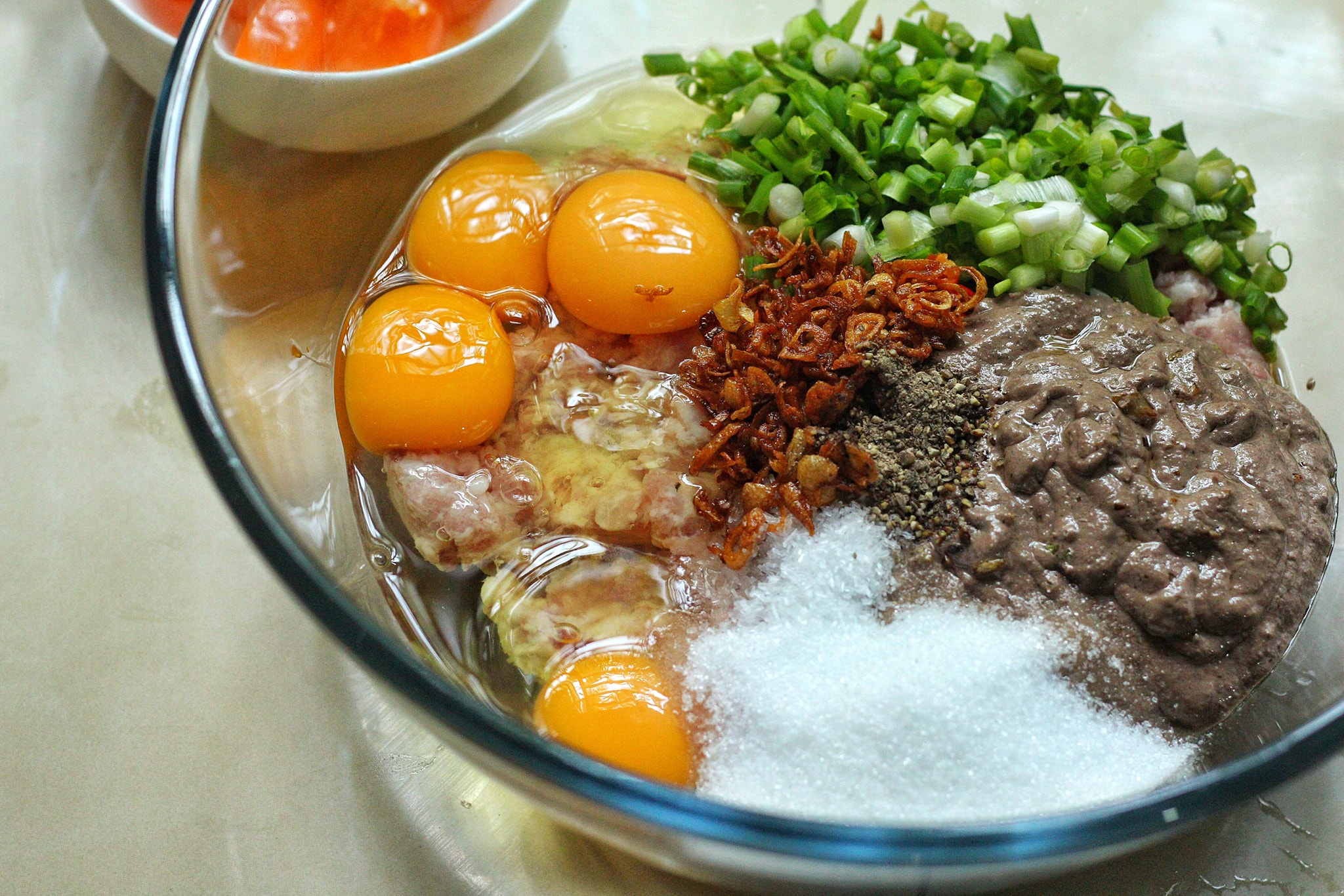 cách làm mắm tép chưng thịt