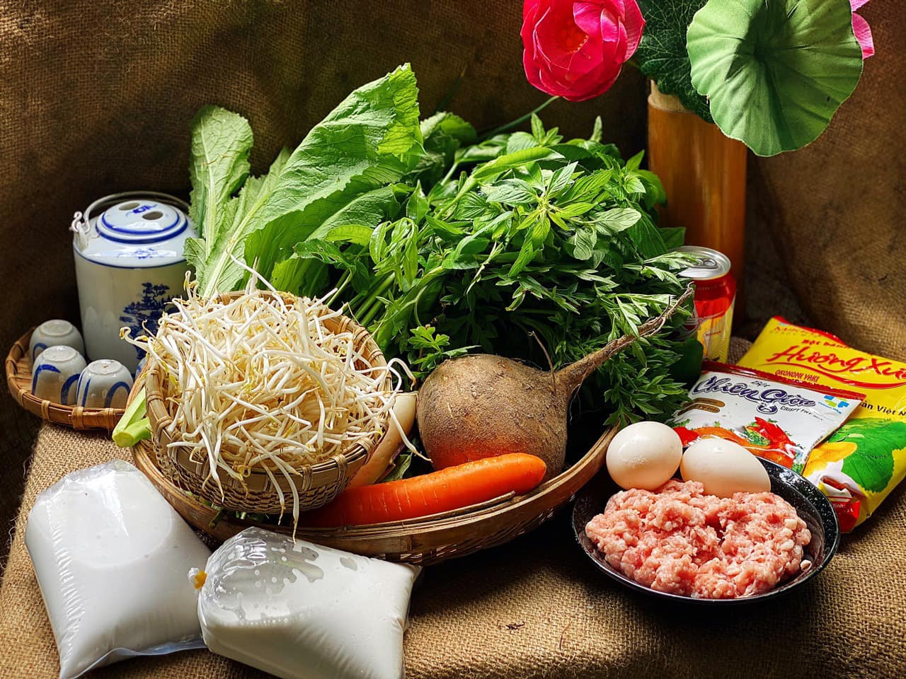 cách làm bánh xèo miền Tây