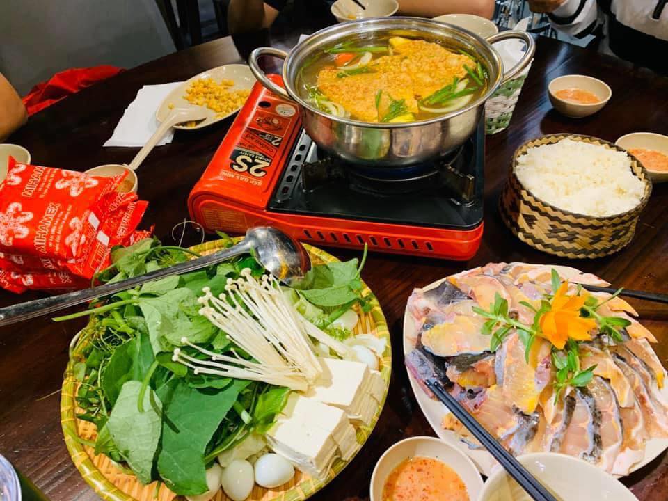 cách làm lẩu cá tầm