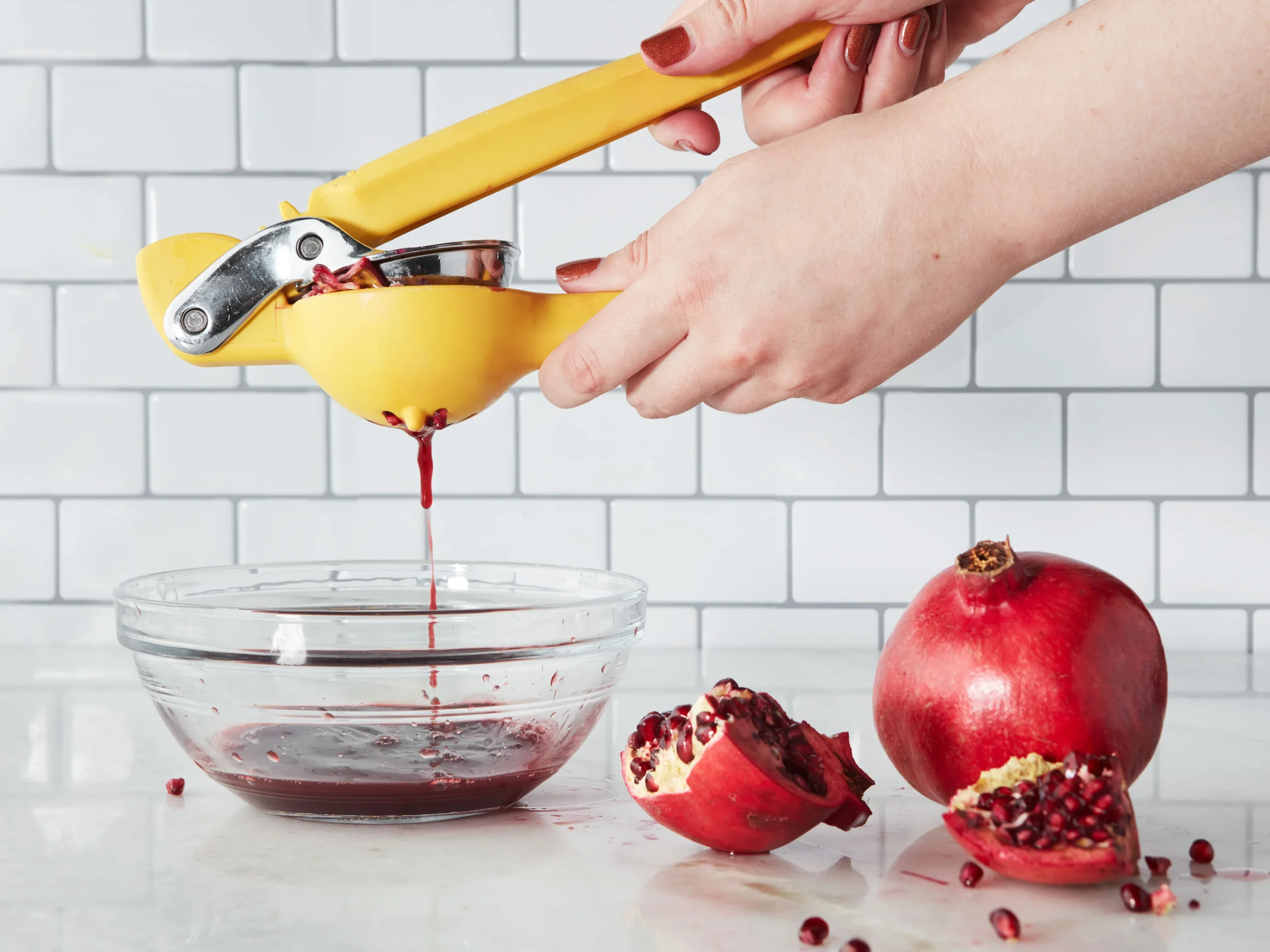 cách làm nước ép lựu