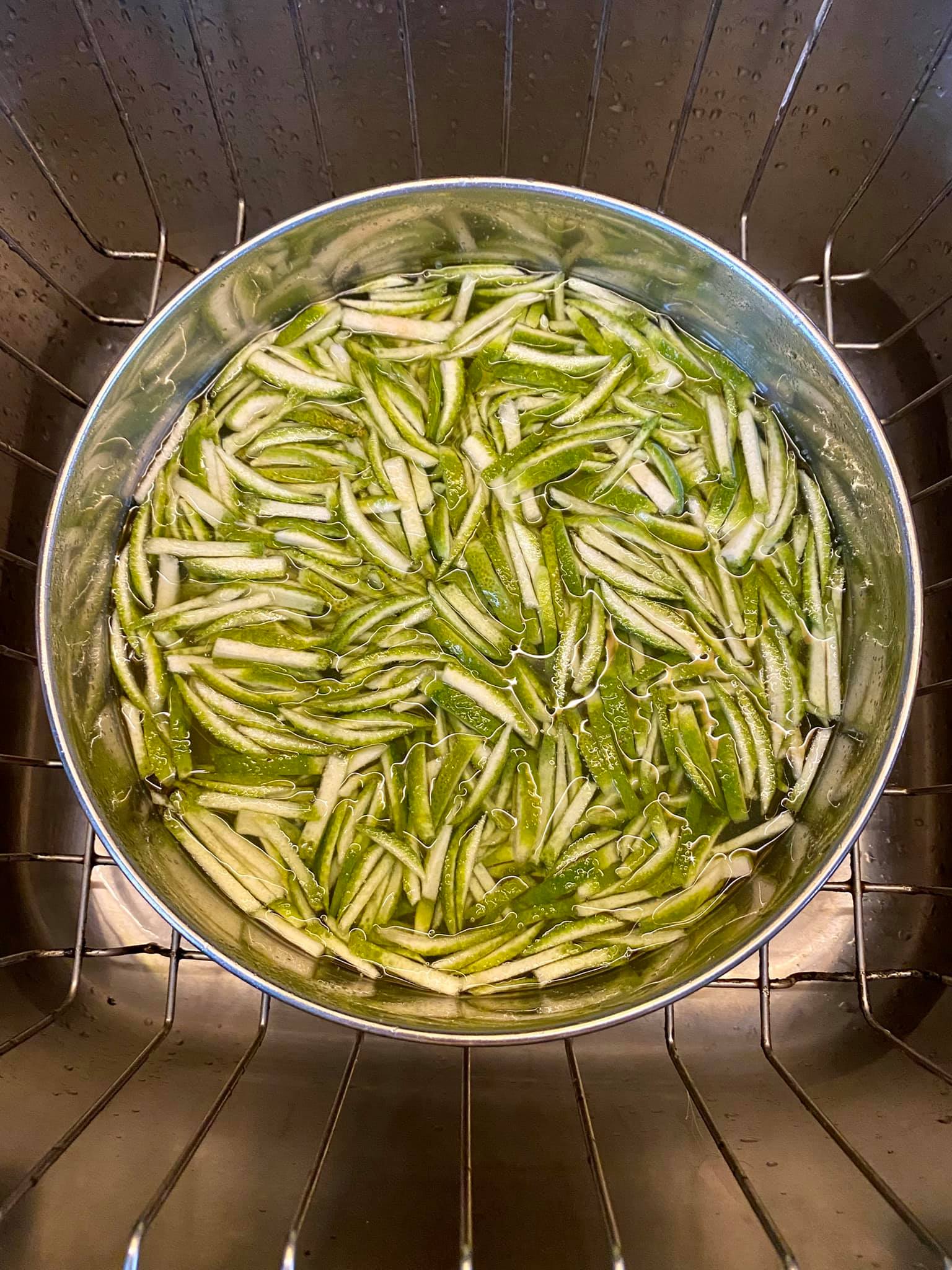 cách làm mứt vỏ bưởi